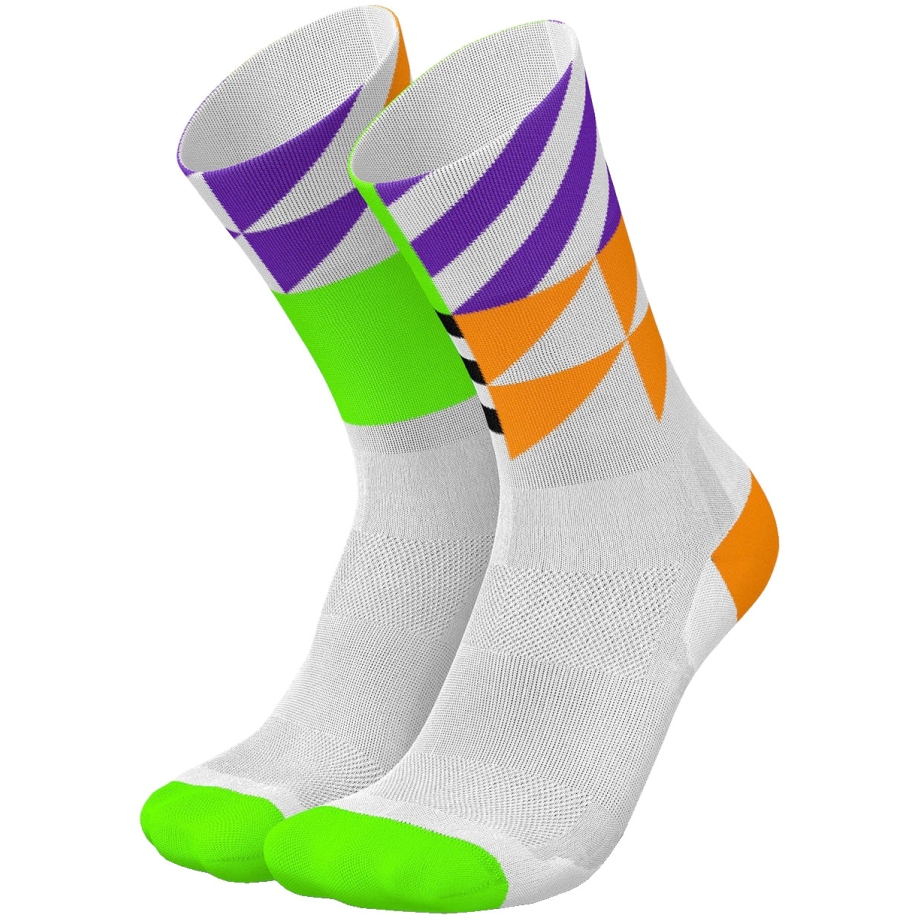 Picture of INCYLENCE Ultralight Elements Socks - Orange Green