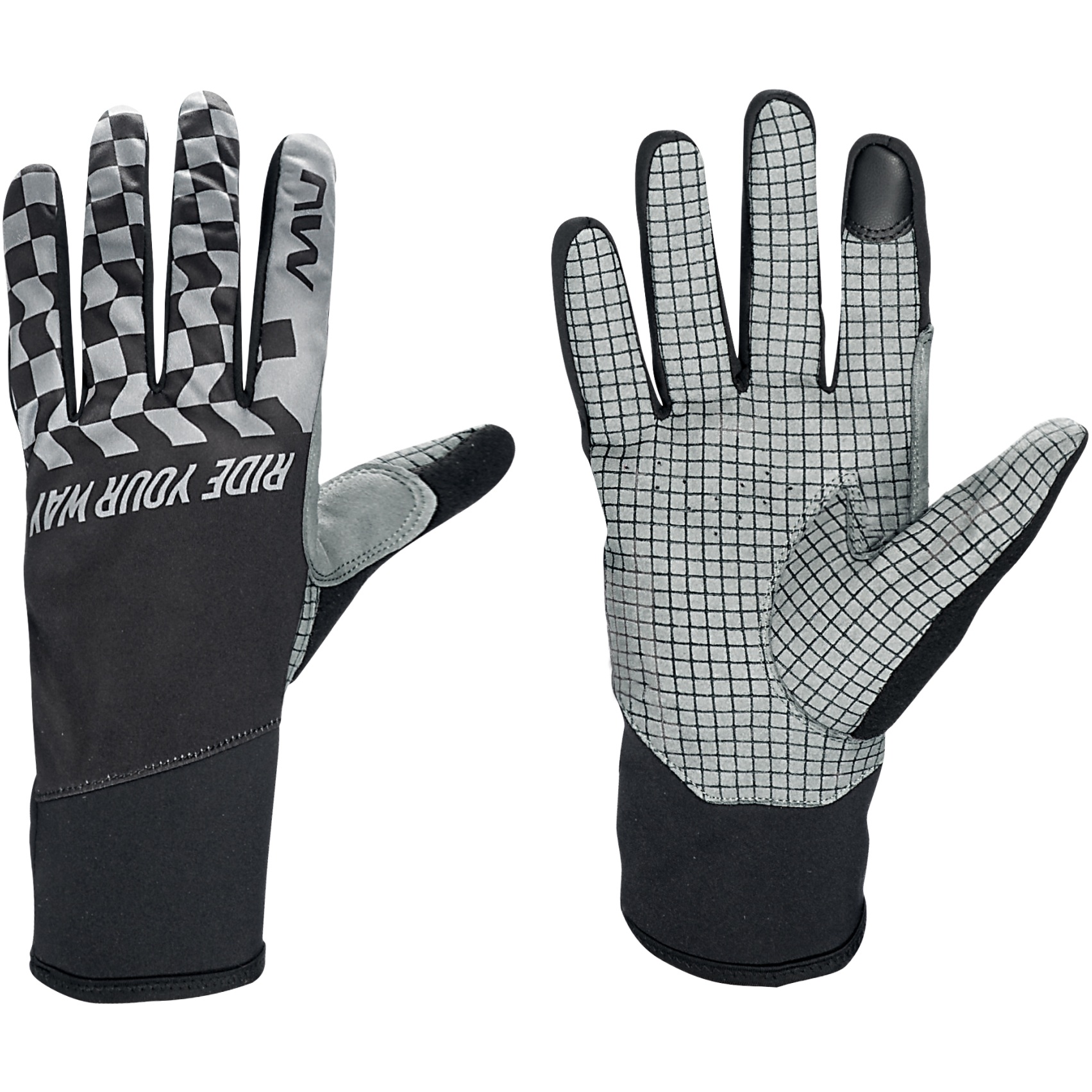 Picture of Northwave Winter Active Gloves Men - black/light grey 03