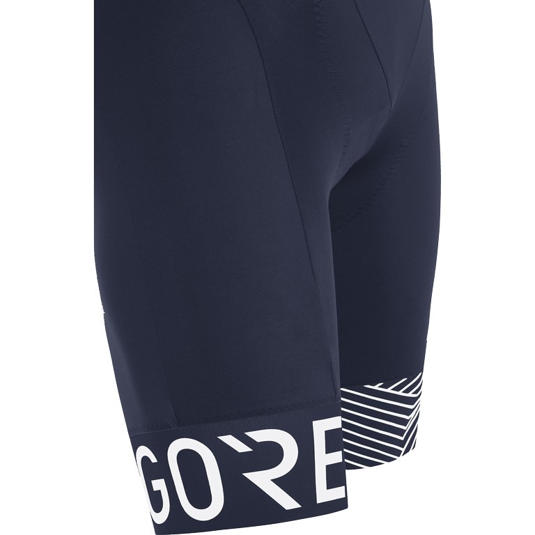 GOREWEAR C5 Opti Bib Shorts+ Men - orbit blue/white AU01