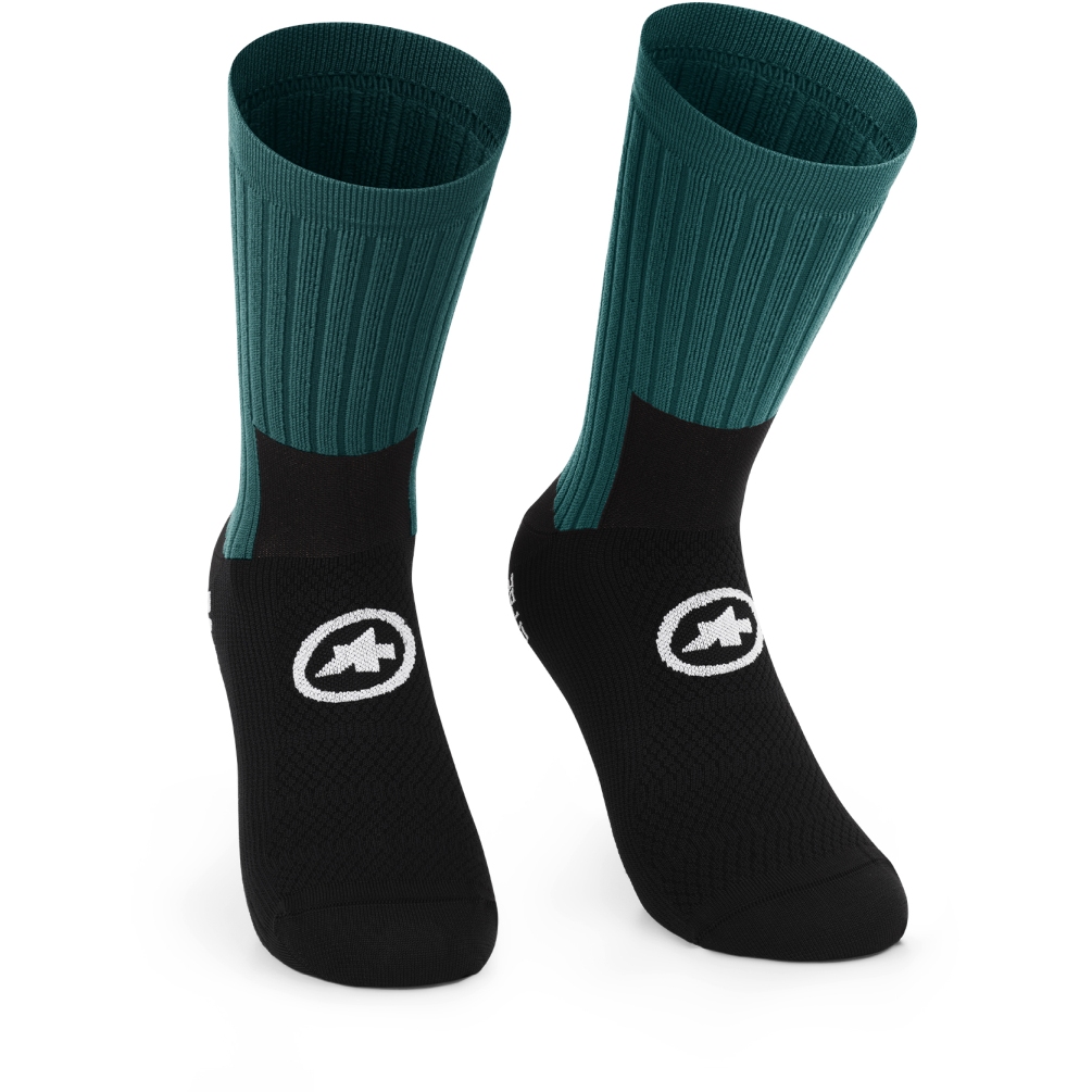 Image of Assos TACTICA T5 Medium Socks - foundation green