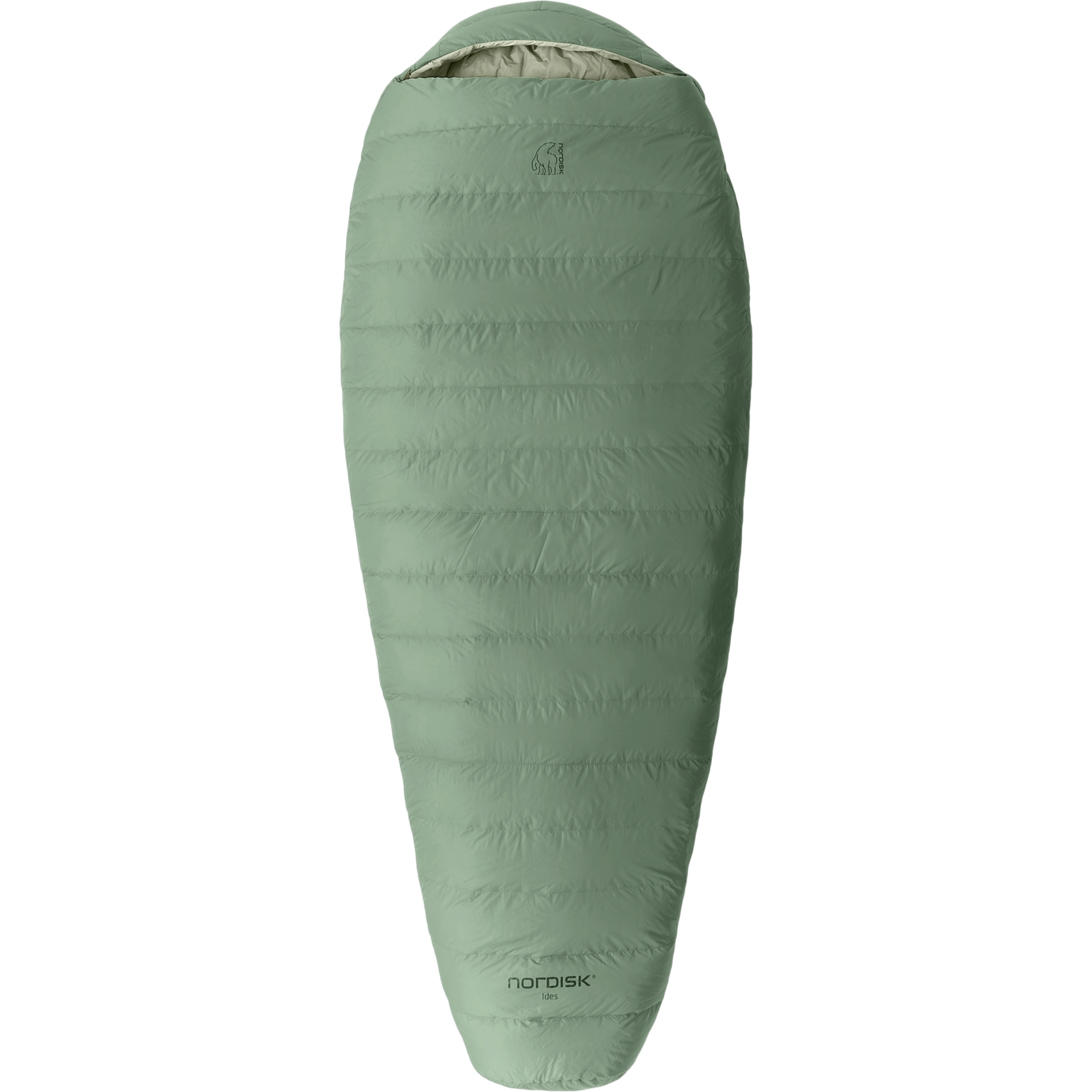 Picture of Nordisk Ides + 0° Wide Mummy Down Sleeping Bag - Size L | Hedge Green/Reseda