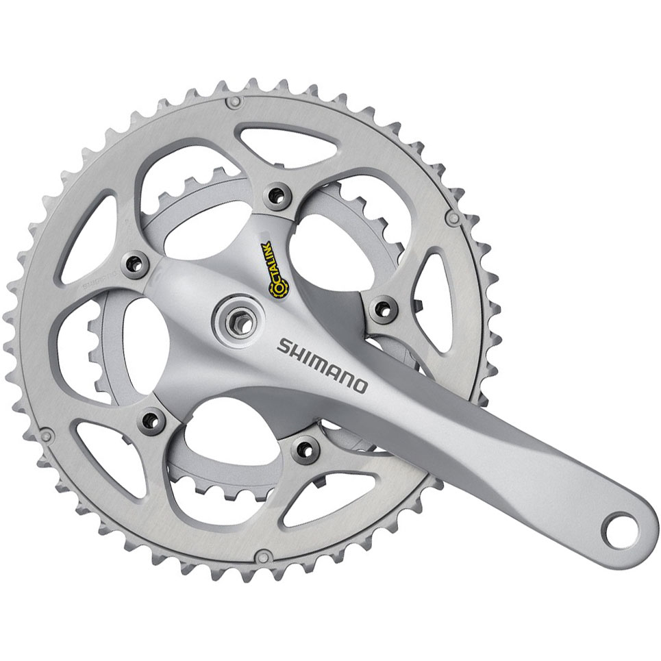 Image of Shimano FC-R345 Compact Crankset 2x9-speed - silver