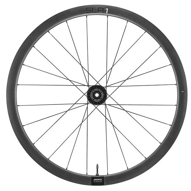 Picture of Giant SLR 1 Tubeless Carbon Disc 36 Front Wheel - Clincher - Centerlock - 12x100 mm