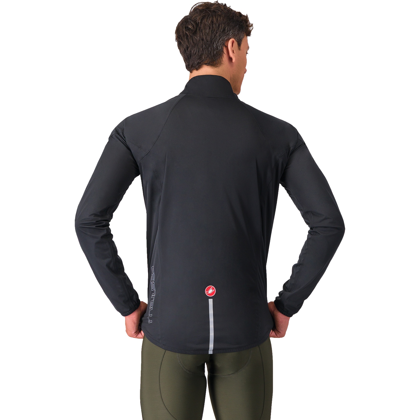 Castelli Emergency 3 Rain Jacket Men - light black 085 | BIKE24