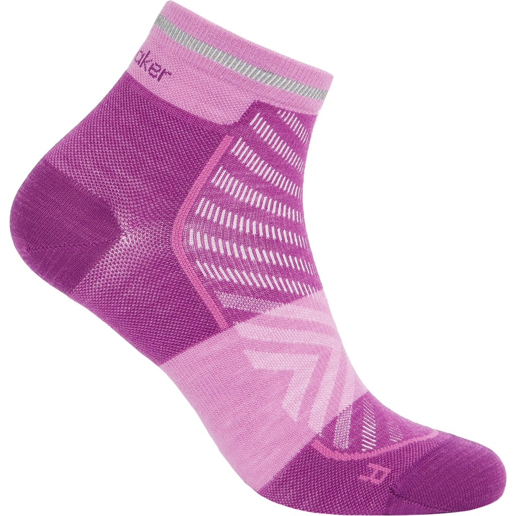 Imagen de Icebreaker Calcetines Mujer - Merino Run+ Ultralight Mini - Passion/Passion Lt