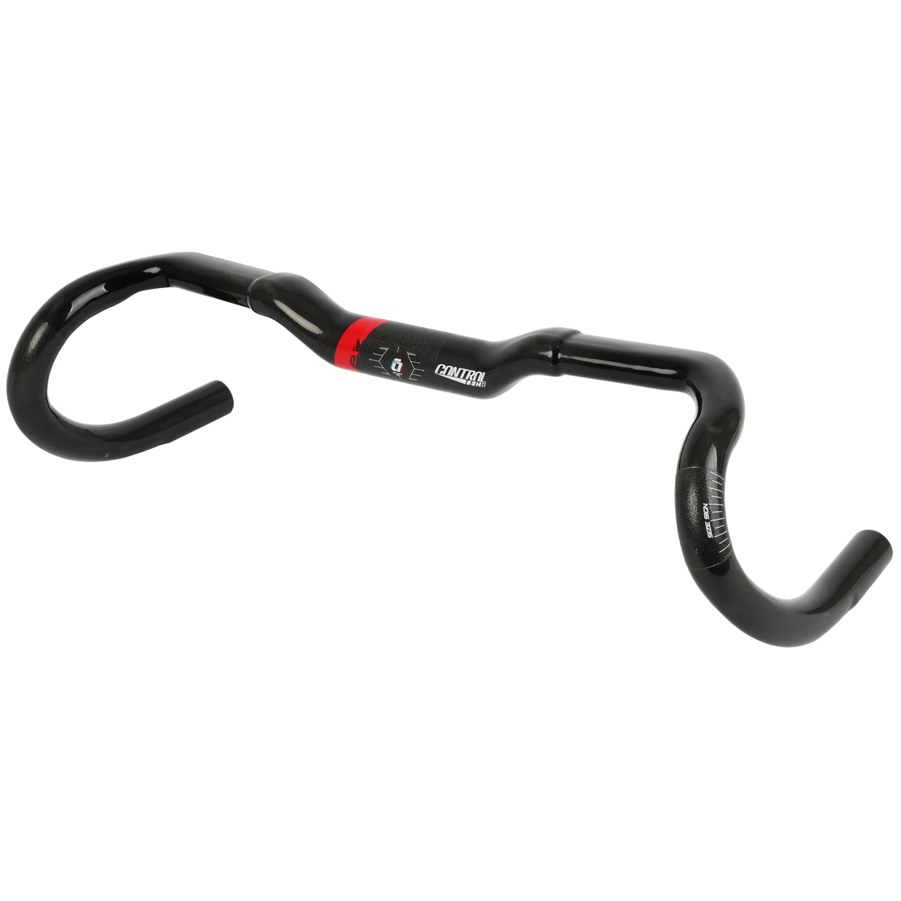 ControlTech CLS Gravel/Road Bike Handlebar - 31.8mm Clamp - Black Aluminum Drop Bar