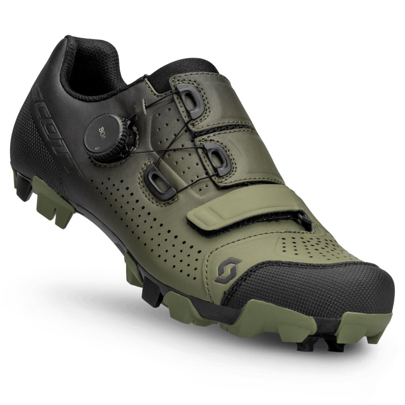 Picture of SCOTT MTB Team BOA Shoes Men - black/fir green