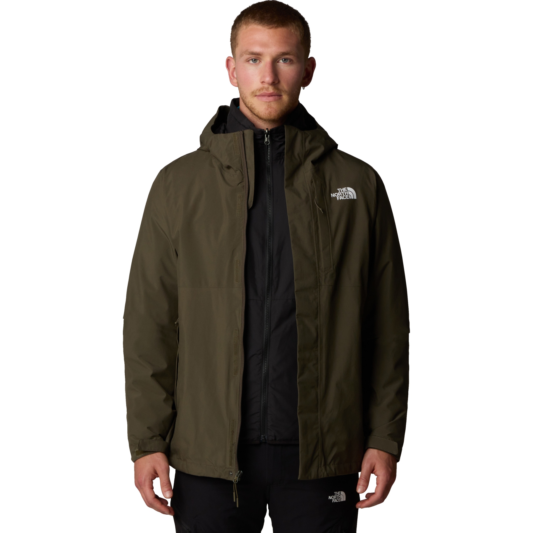 Black north face windbreaker mens on sale