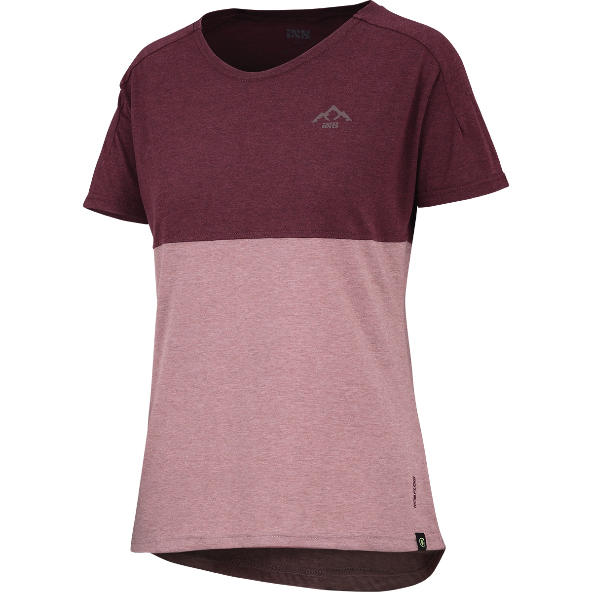 Picture of iXS Flow Mountain Tech Short Sleeve Tee Women - taupe / raisin