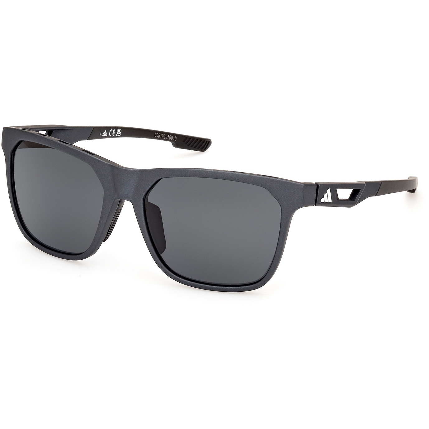 Picture of adidas SP0091 Sport Sunglasses - Matte Black / Polarized Smoke