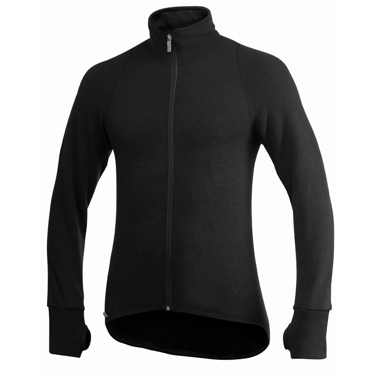 Produktbild von Woolpower Full Zip Thermo-Jacke Jacket 600 - schwarz