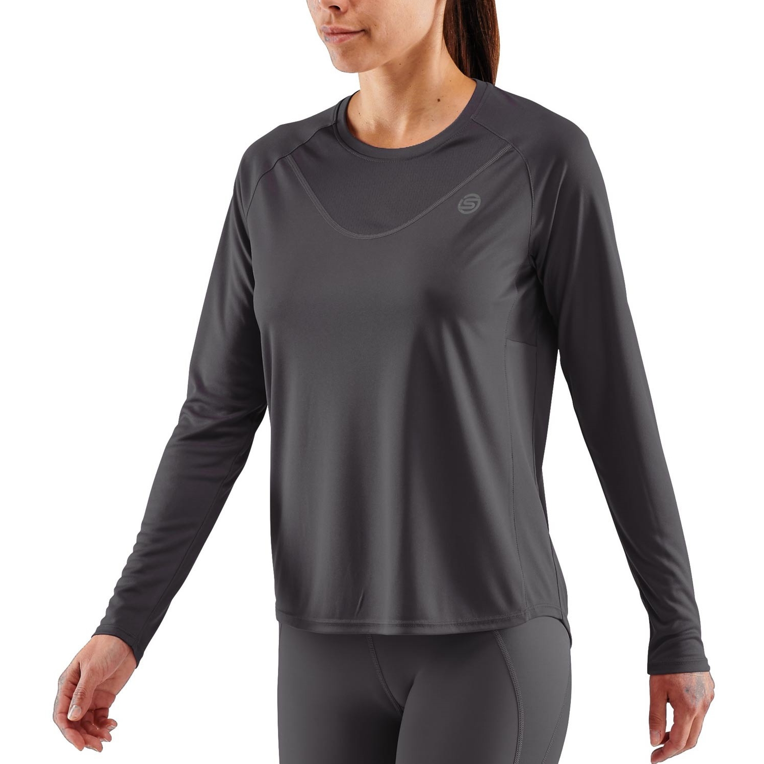 Picture of SKINS Activewear 3-Series Long Sleeve Shirt Women - Black