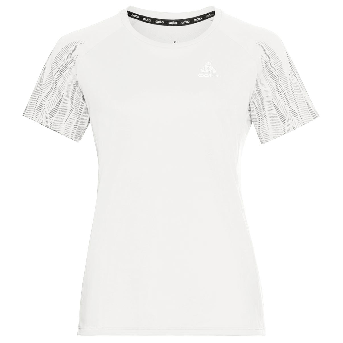 Picture of Odlo Women&#039;s Essential Print Graphic Running T-Shirt - white