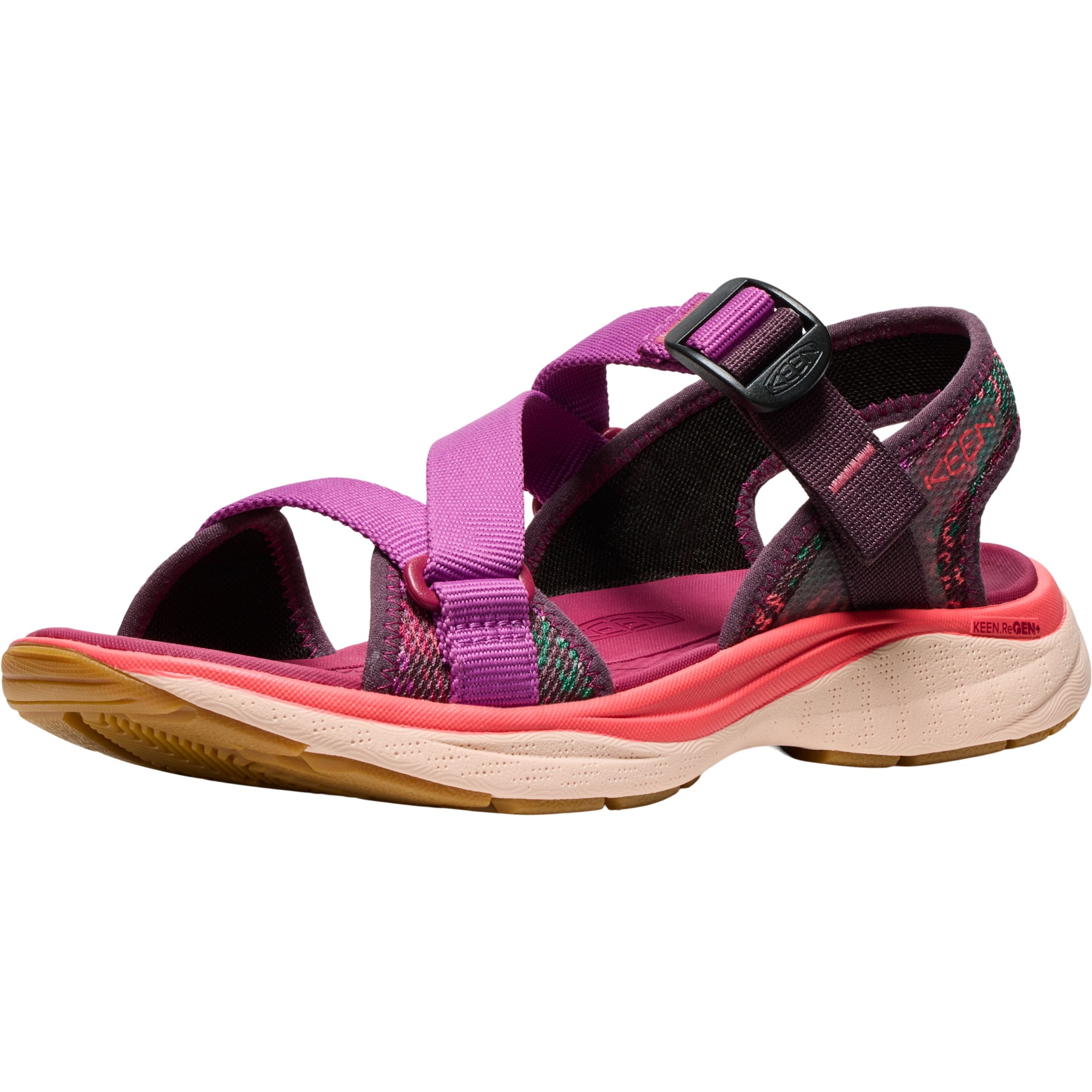 Produktbild von KEEN Leiki OT Sandalen Damen - Plum Perfect/Dubarry