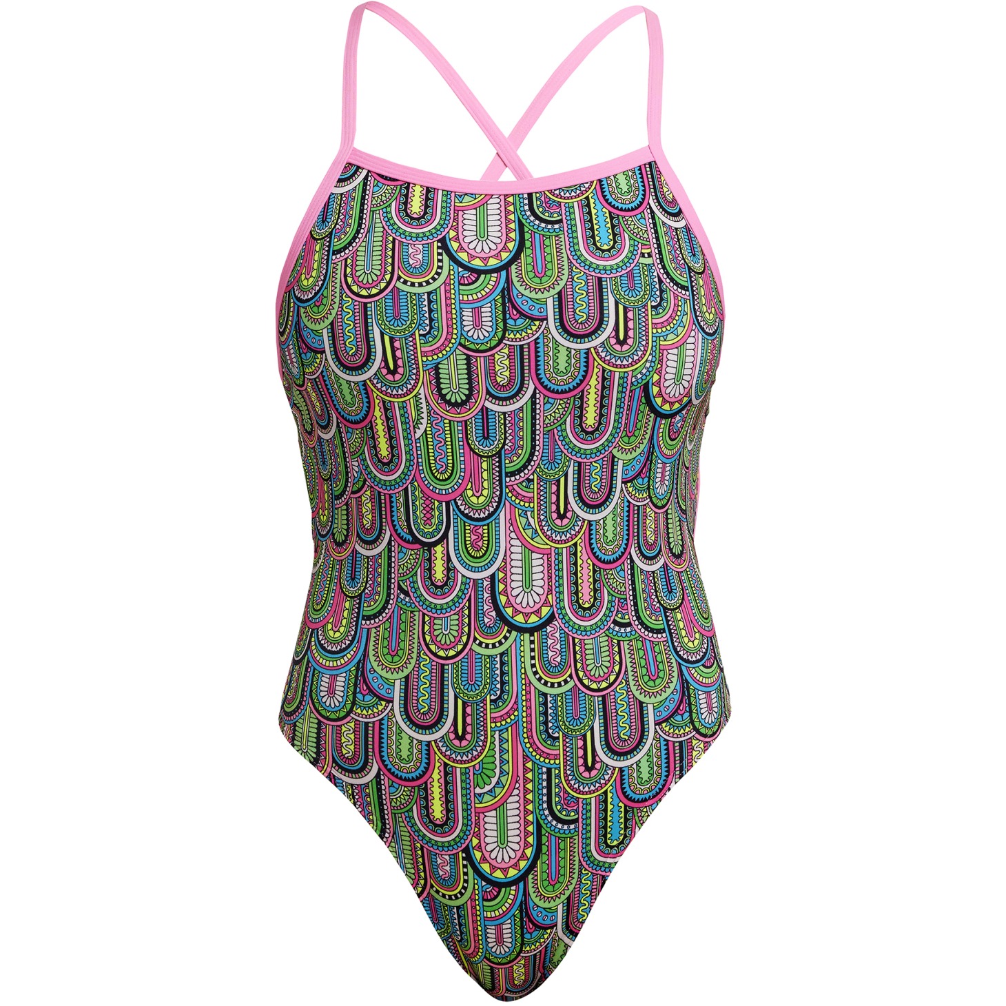 Picture of Funkita Tie Me Tight Eco One Piece Swimsuit Women - Spring Flight