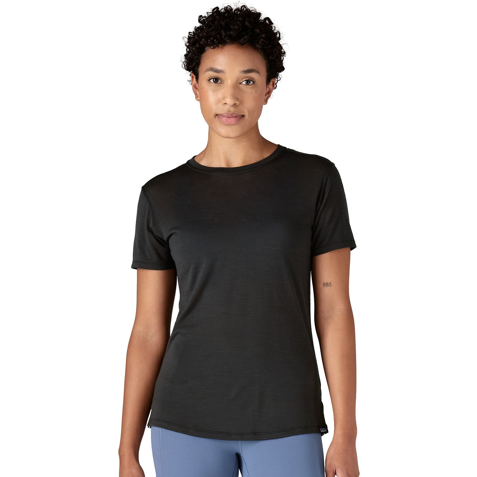 Produktbild von Patagonia Cap Cool Merino Blend Shirt Damen - Schwarz