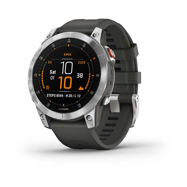 Produktbild von Garmin Epix (Gen 2) GPS Smartwatch - schiefergrau/silber