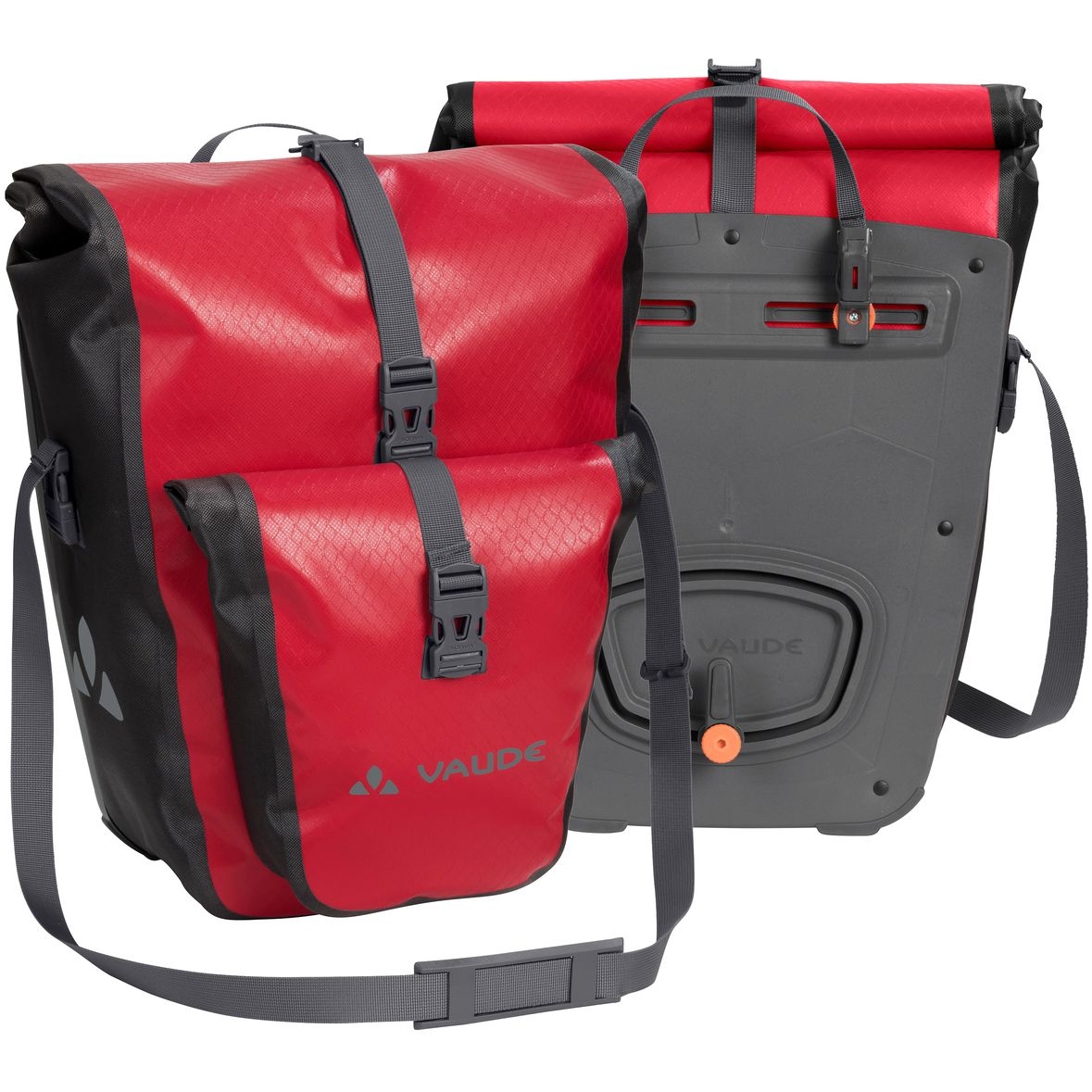 Produktbild von Vaude Aqua Back Plus Fahrradtasche (Paar) - 2x25,5L - rot