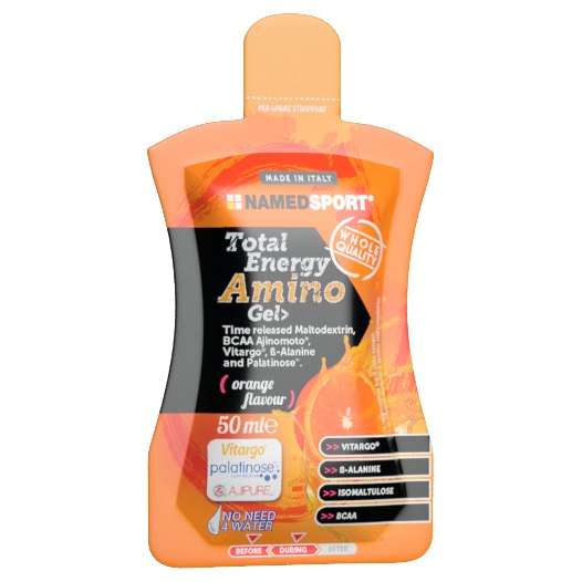 Produktbild von NAMEDSPORT Total Energy Amino Gel - Orange - 6x50ml
