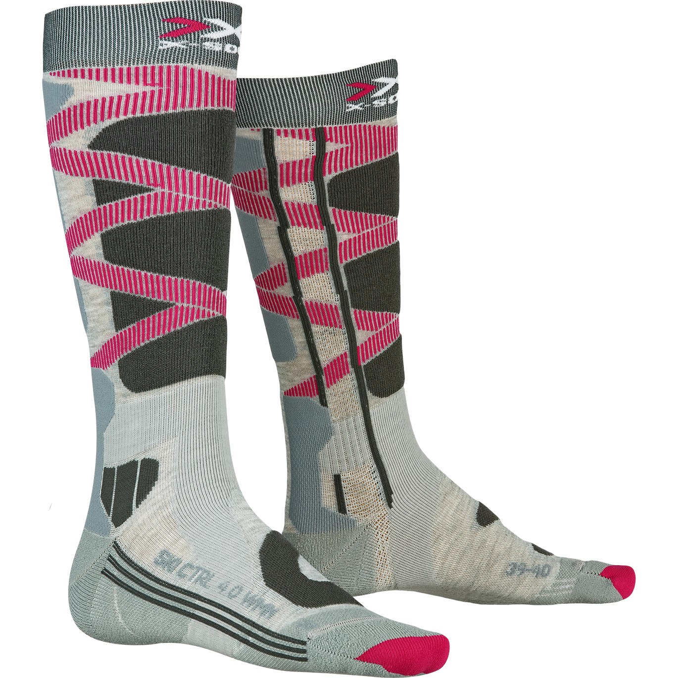 Produktbild von X-Socks Ski Control 4.0 Socken für Damen - grey melange/charcoal