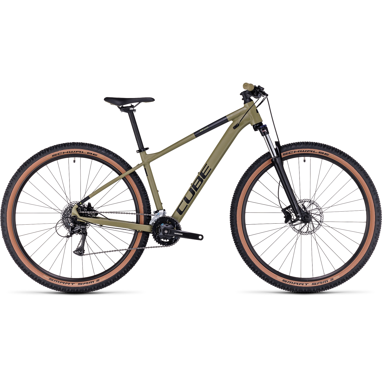 Picture of CUBE AIM Race - Mountainbike - 2023 - olive / black