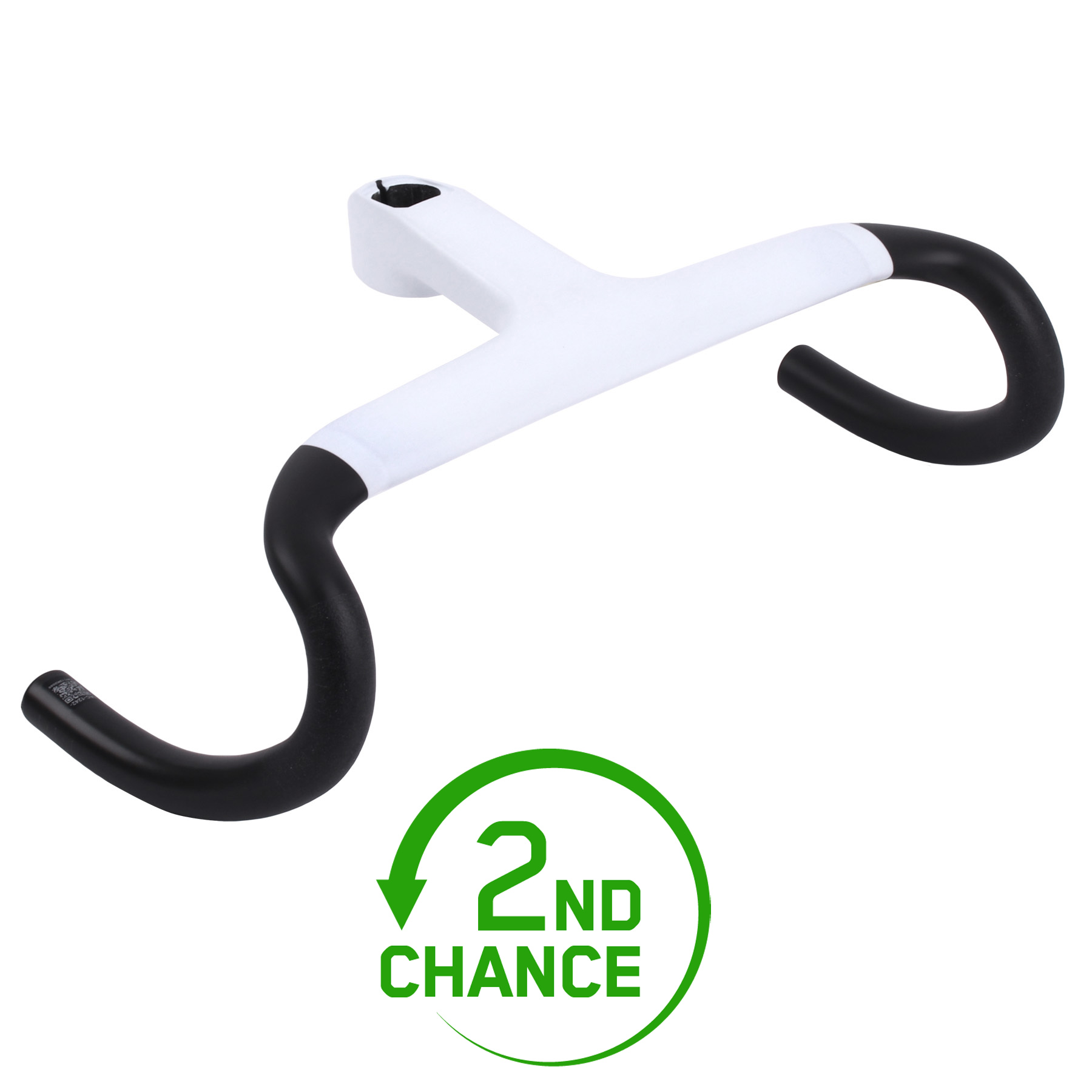 Руль BMC ICS Carbon Aero / штоковый блок - белый - 2-й вариант