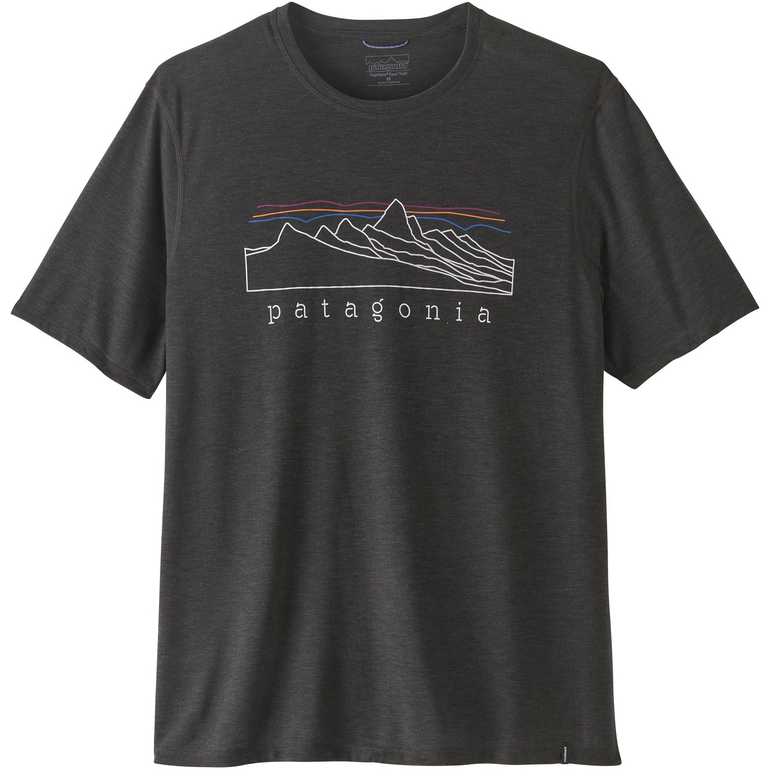 Мужская кепка Patagonia Cap Cool Trail Shirt - Stratapeaks - Чернильно-черный черный