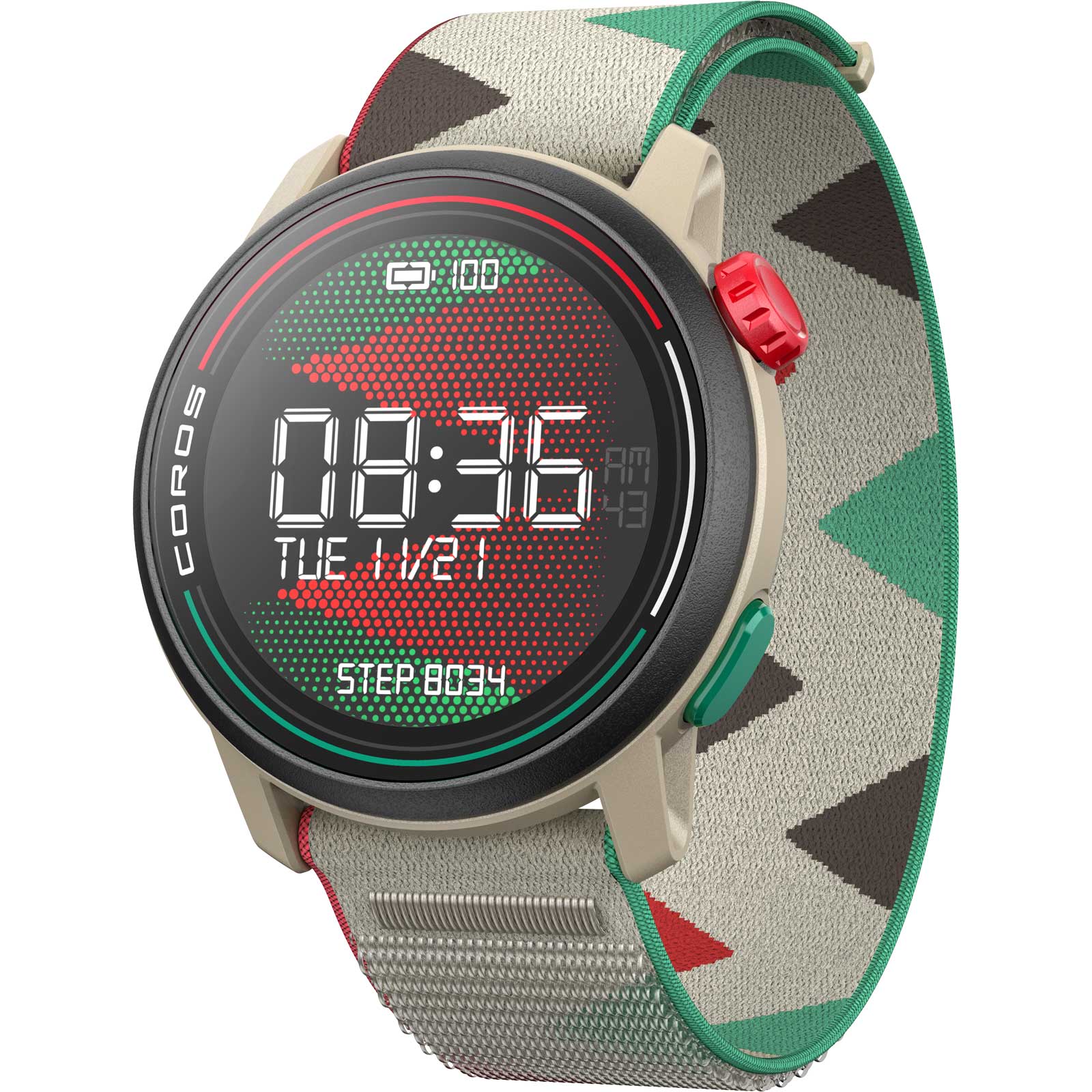 Produktbild von COROS PACE 3 GPS Multisport-Uhr - Nylon Armband - Eluid Kipchoge Edition