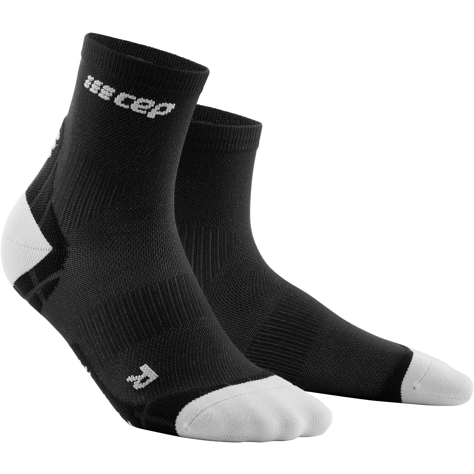 Picture of CEP Ultralight Short Compression Socks Women - black/light grey