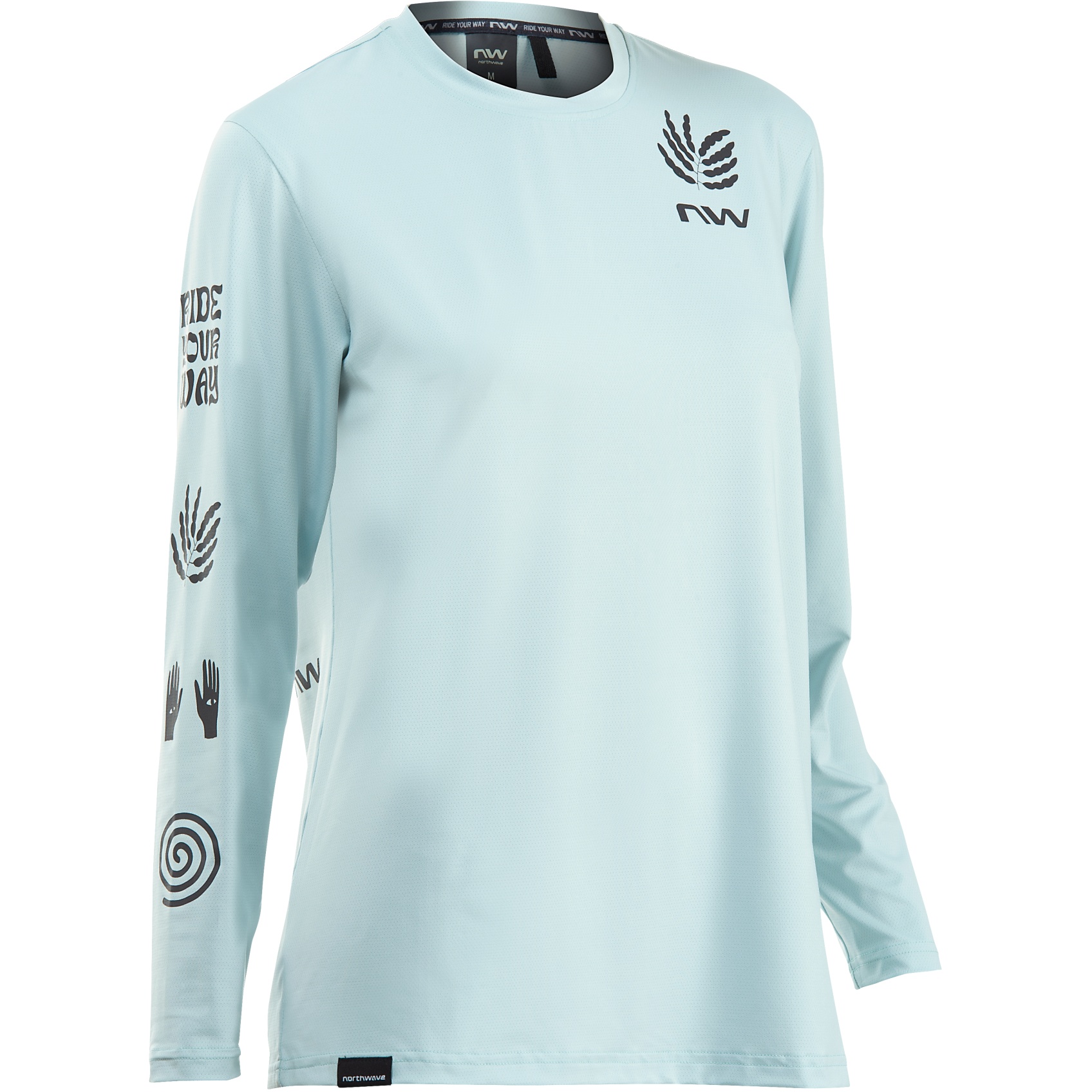 Picture of Northwave Xtrail Longsleeve Jersey Women - blue surf 24
