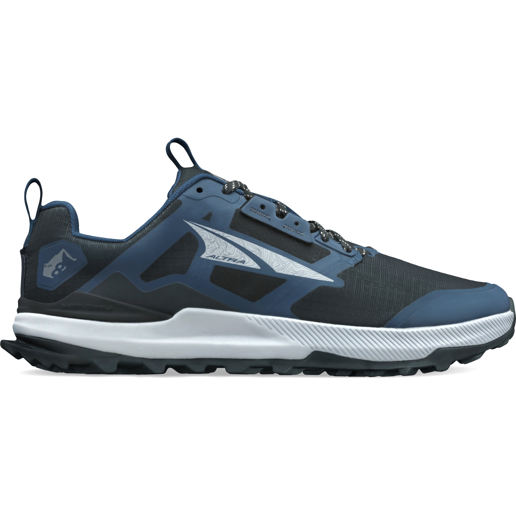 Picture of Altra Lone Peak 8 Wide Trail Running Shoes Men - Navy/Black