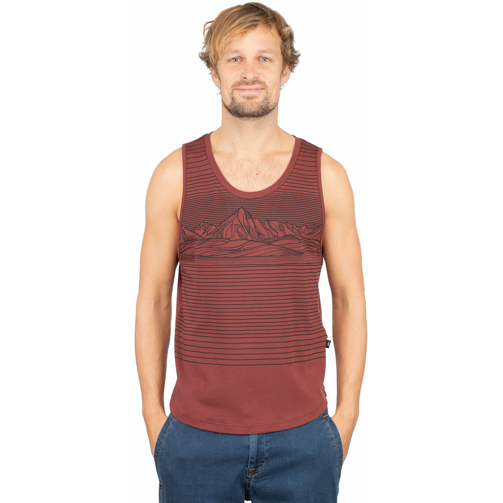 Produktbild von Chillaz Palau Mountain Tanktop Herren - dark red