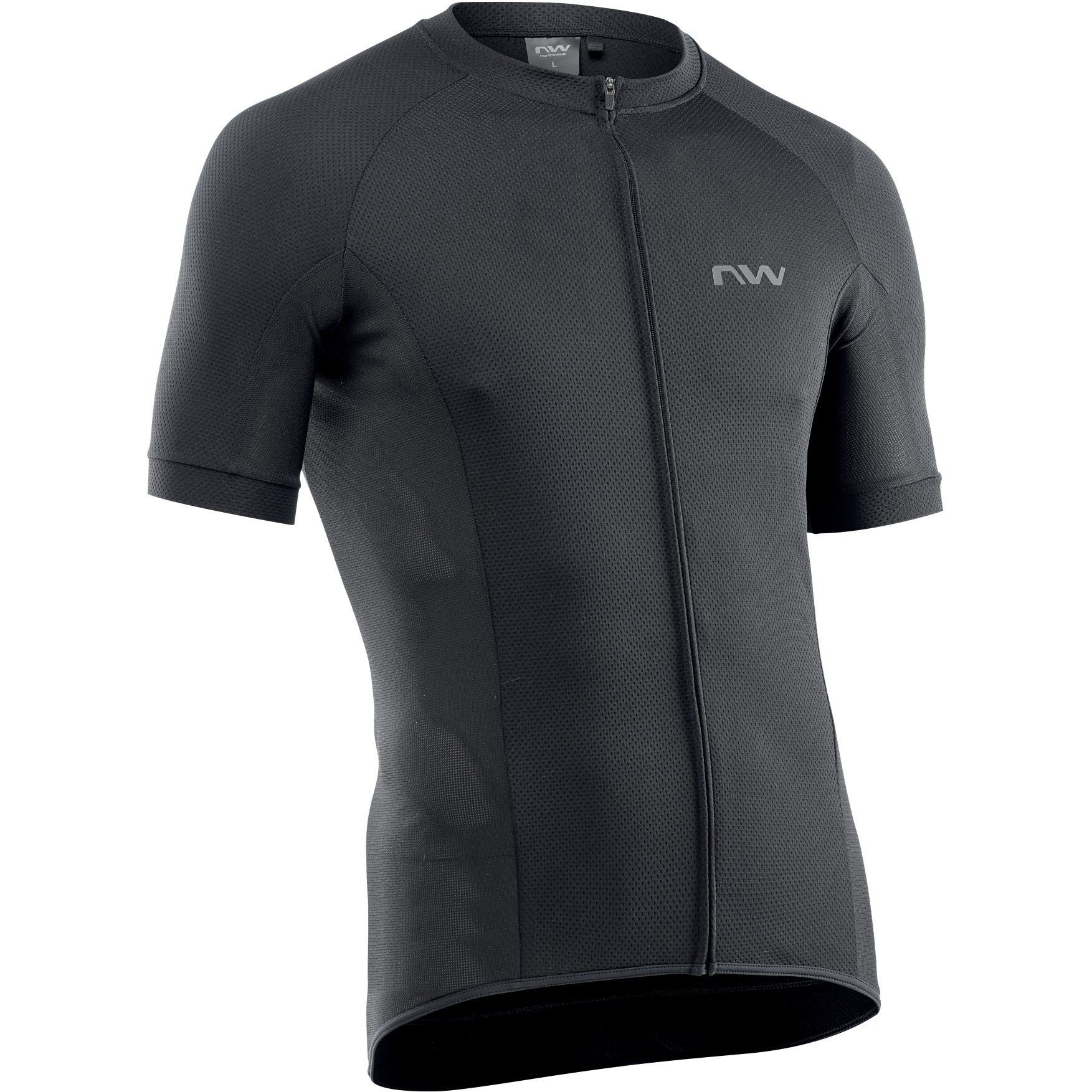 Picture of Northwave Force Full Zip Short Sleeve Jersey - black 10