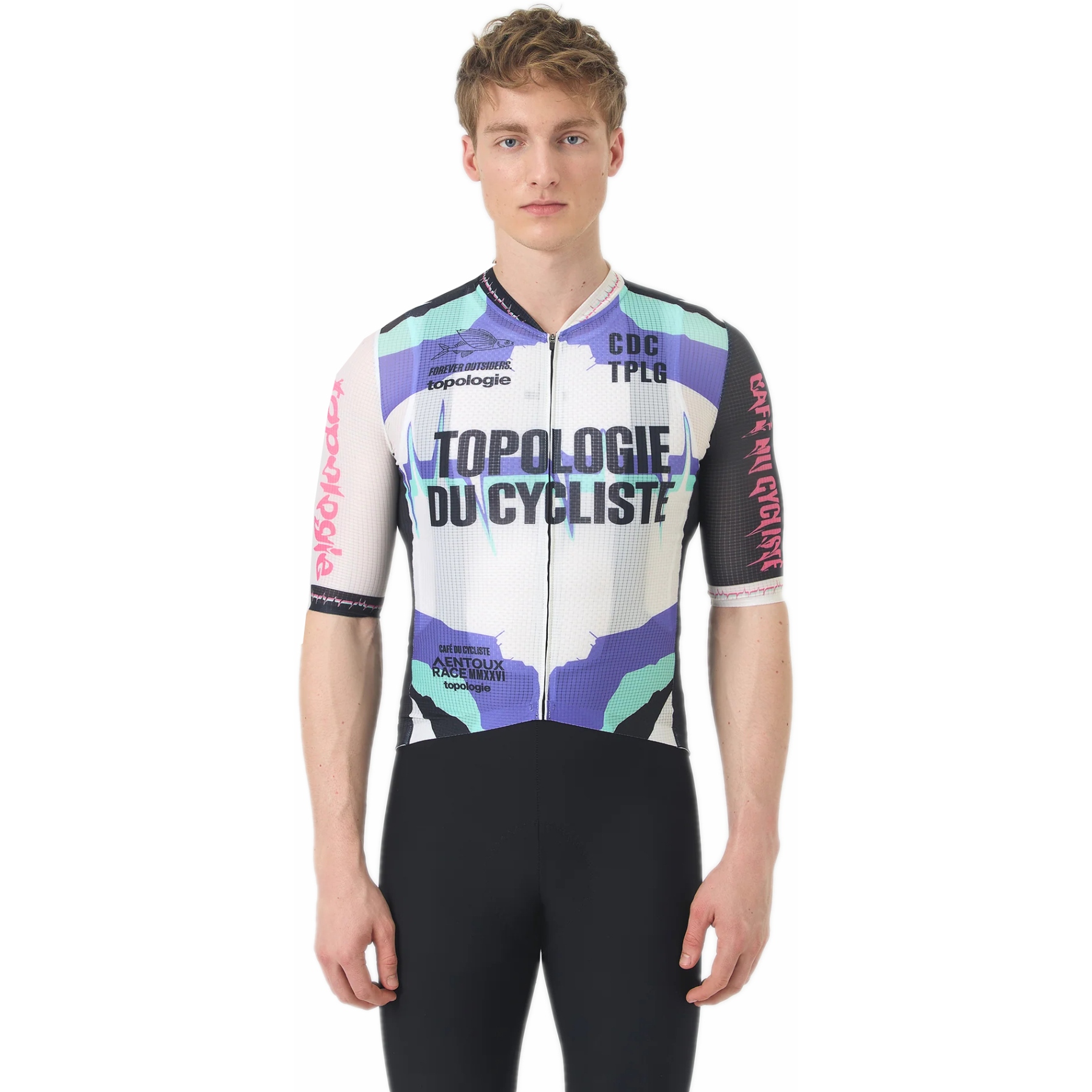 Café du Cycliste x Topologie Bergida Short Sleeve Jersey Men