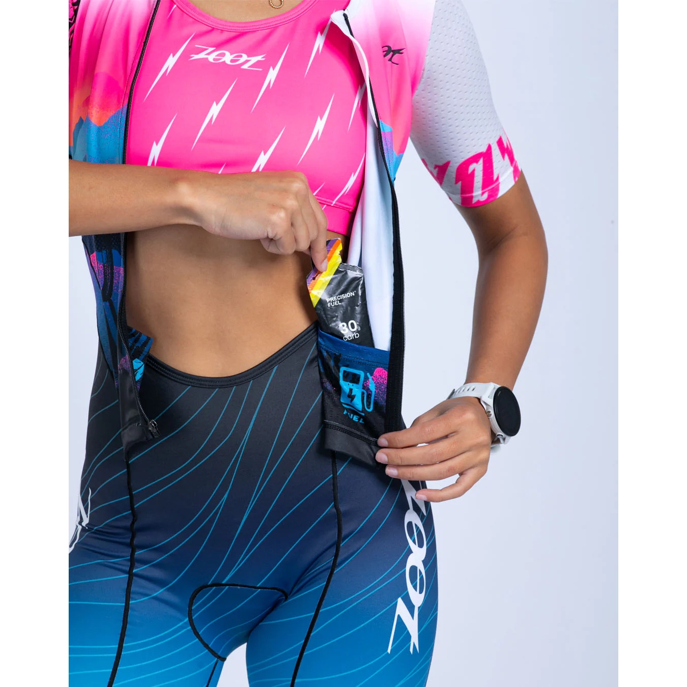 Zoot Tri Aero Full Zip Racesuitキャップ付き！ Women's Ltd Tri Aero Fz Racesuit - Team Zoot 2025 – Zoot Sports
