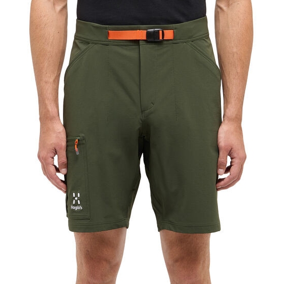 Мужские шорты Haglöfs Lizard Softshell - зеленые водоросли 4Q9