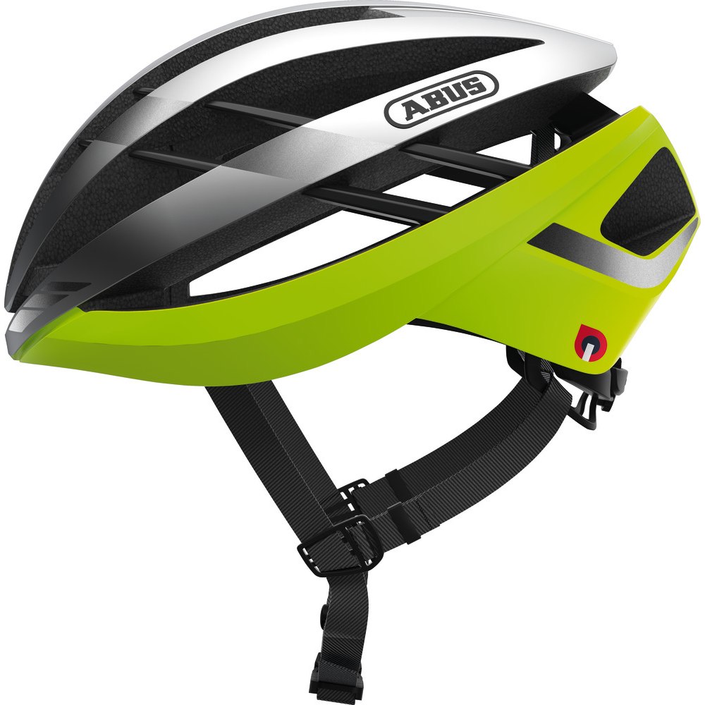 Image of ABUS Aventor Quin Helmet - neon yellow