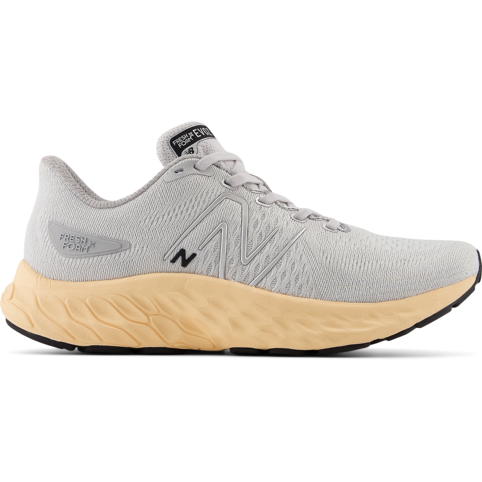 Produktbild von New Balance Fresh Foam X Evoz v3 Straßen-Laufschuhe Damen - Grey Matter/Peach Blossom