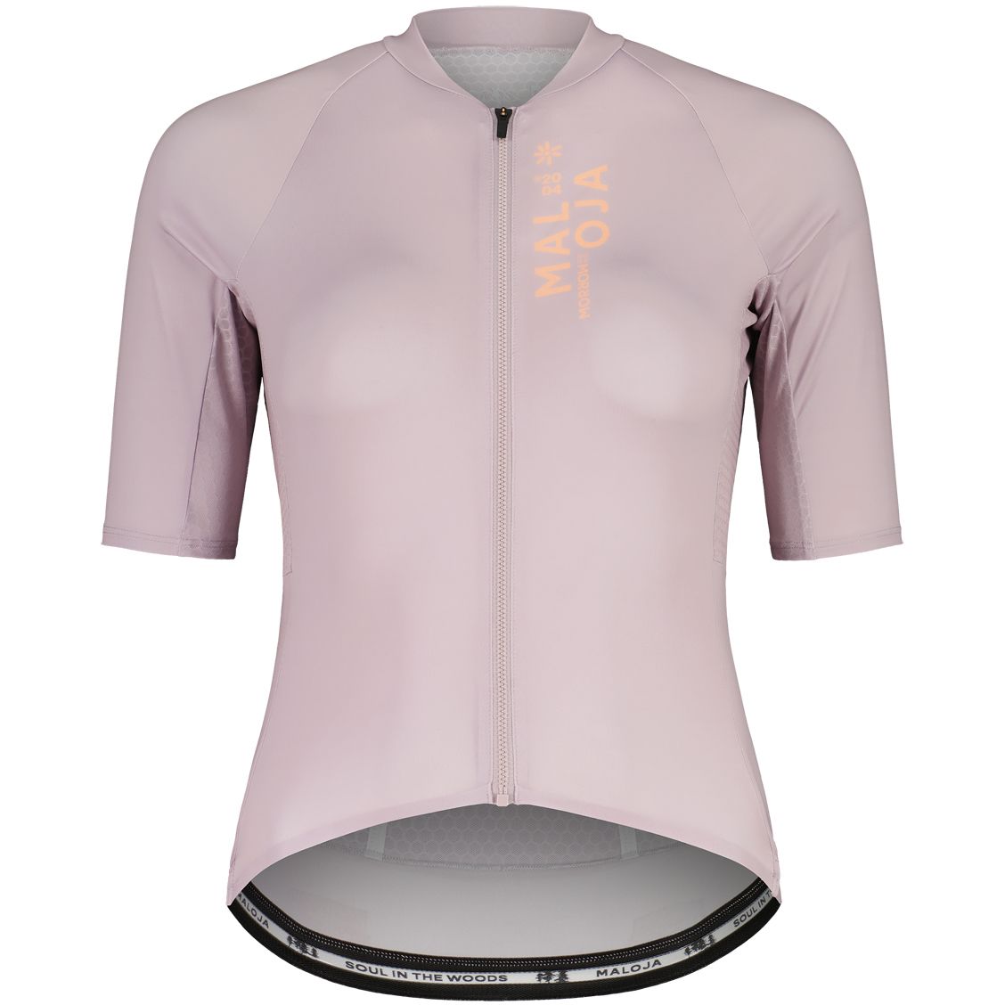 Maillot Manches Courtes Femme Maloja TrentinoM. 1/2 Pastel Glow Orange