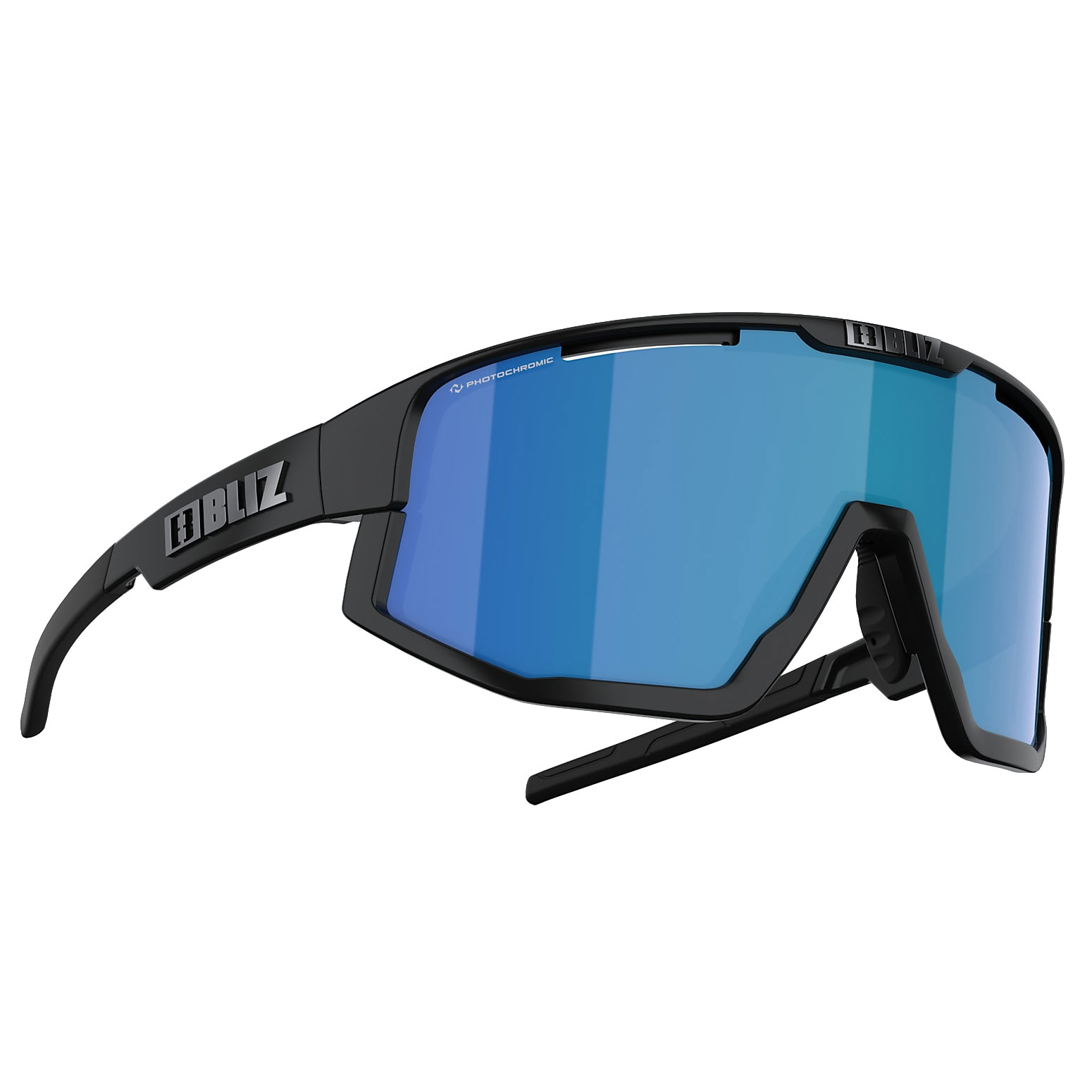 Produktbild von Bliz Vision Nano Optics | Photochromic - Brille - Matt Black / Brown with Blue Multi Photocromic