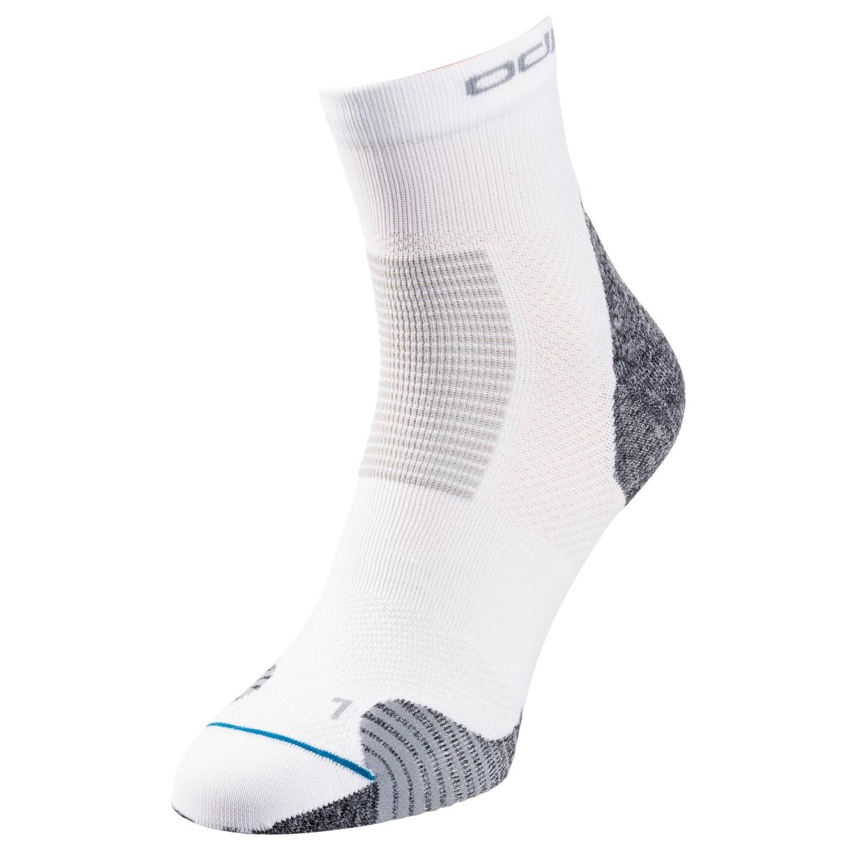 Image of Odlo Ceramicool STABILIZER Quarter Socks - white