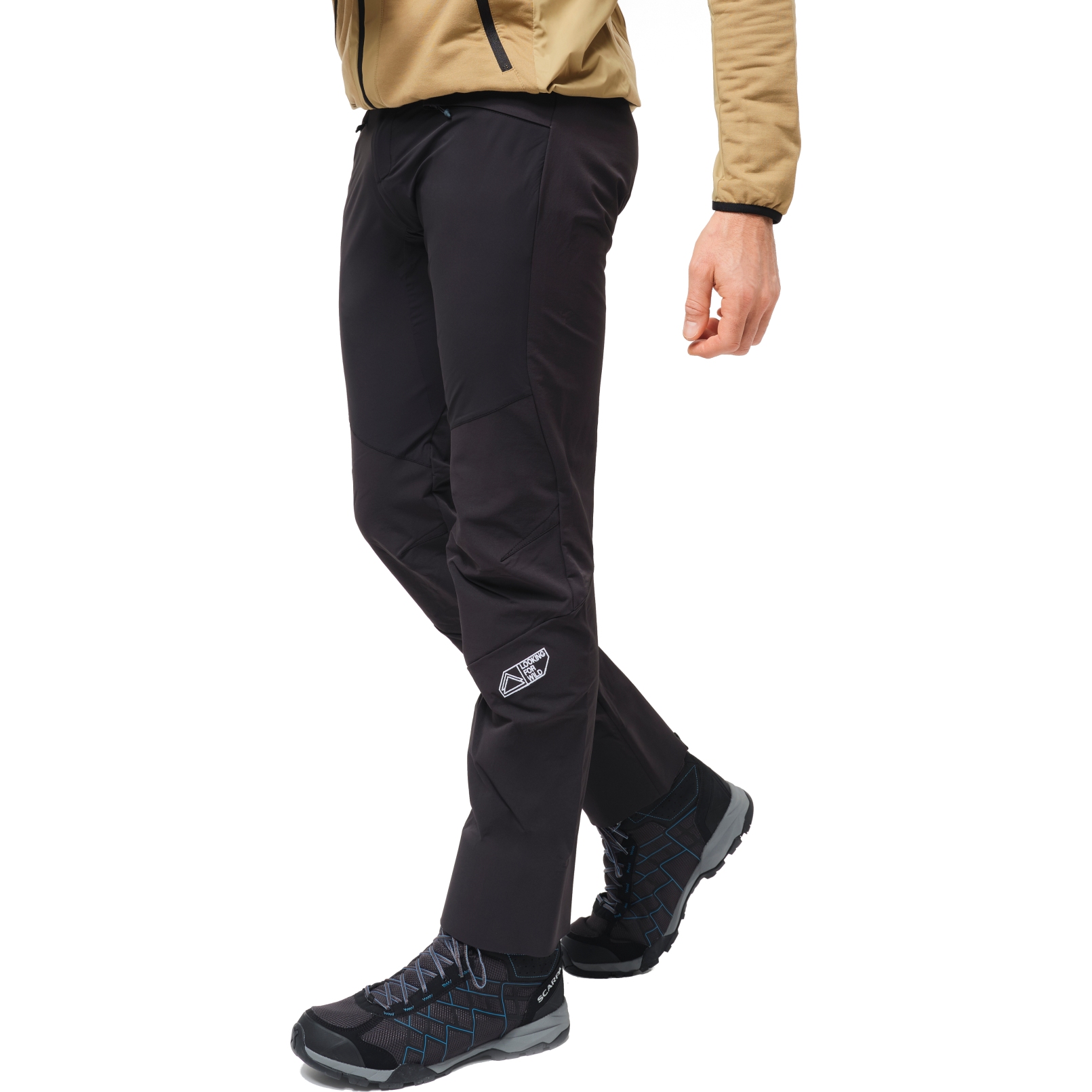 Picture of LOOKING FOR WILD Snaefell Mens Alpine Pants - Pirate Black