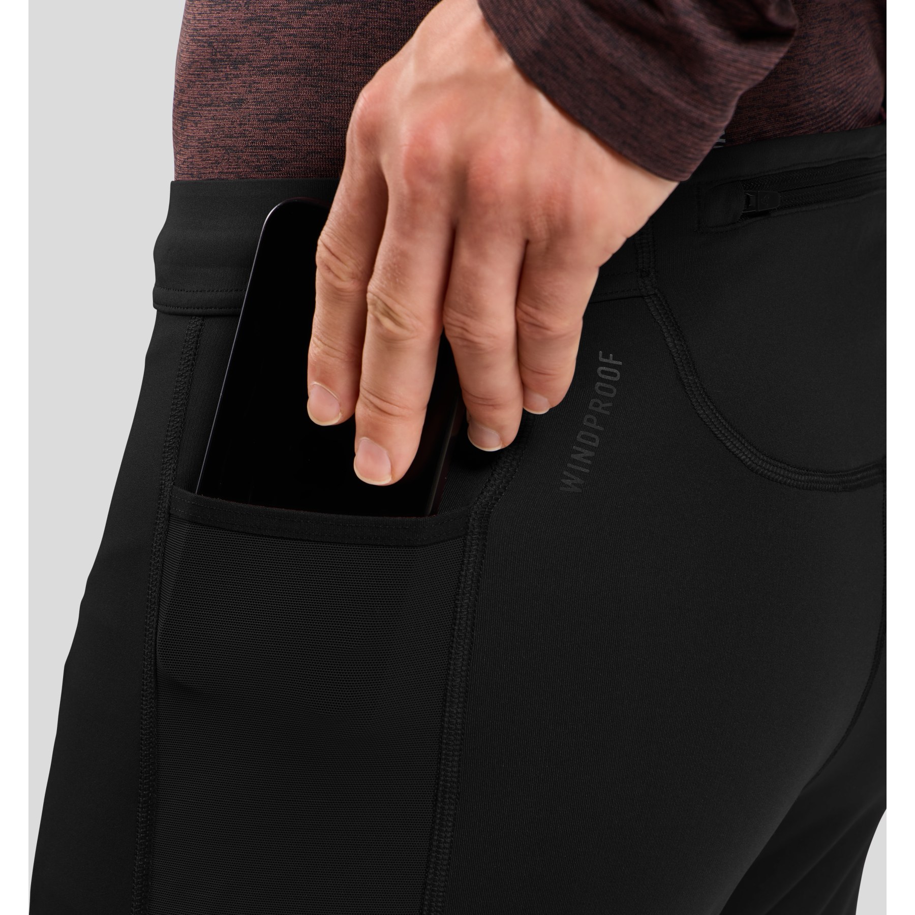 Odlo Zeroweight Warm Running Tights Men black BIKE24