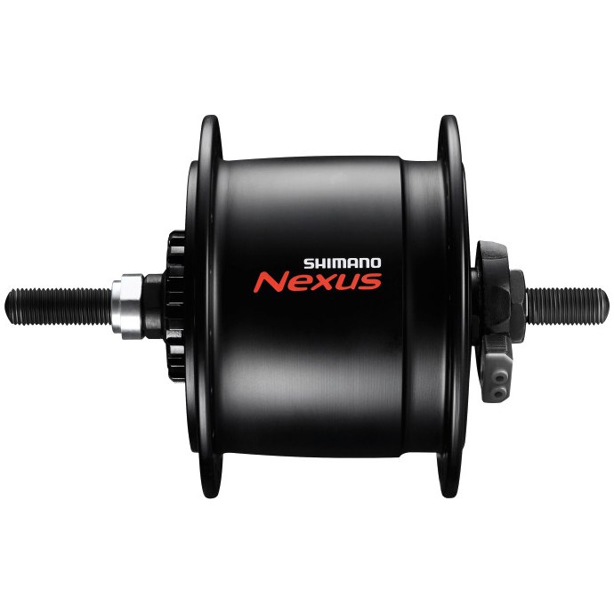 Picture of Shimano Nexus DH-6000-3R-NT Hub Dynamo - Roller Brake - 9x100mm Nut Type - black