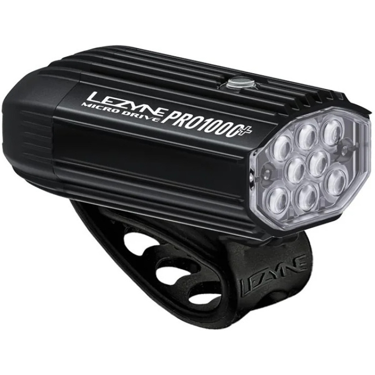 Передняя фара Lezyne Micro Drive Pro 1000+ - без StVZO - черный сатин