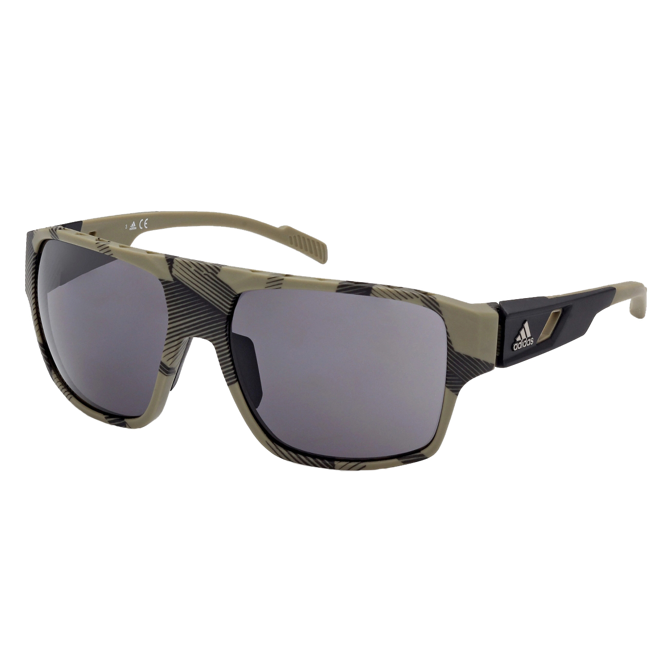 Image of adidas Actv Classic SP0046 Sport Sunglasses - Light Green/Other / Contrast Smoke