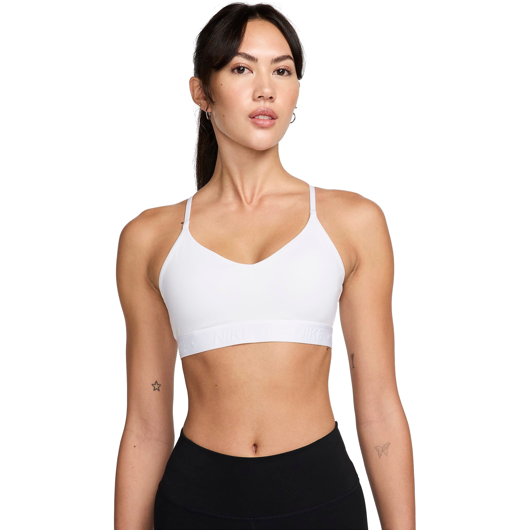 Nike Indy Light Support Padded Sports Bra Women white stone mauve FD1062 100