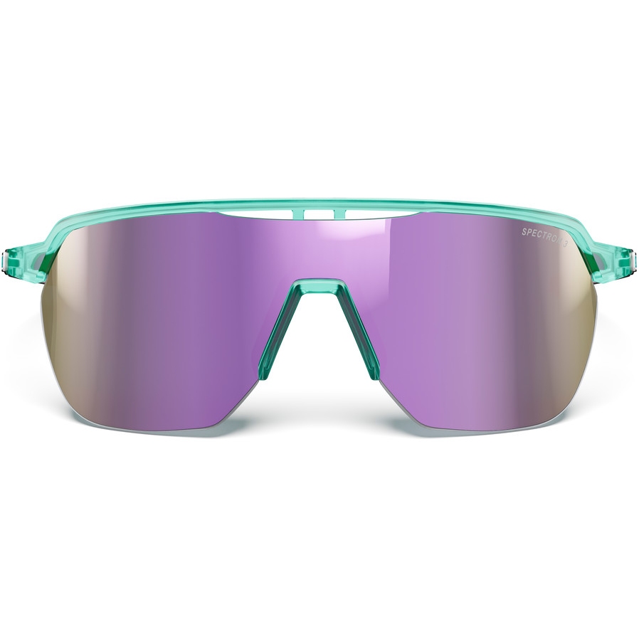 Julbo Frequency Spectron 3 Sunglasses - Light Green/Pink