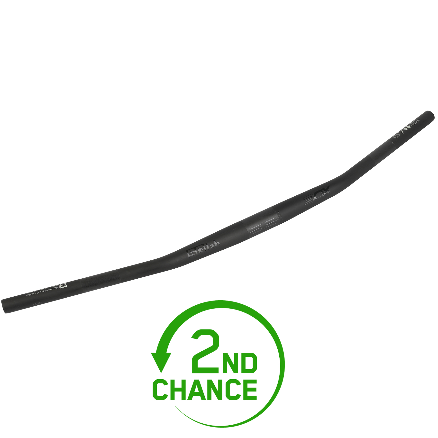Produktbild von SQlab 3OX MTB Carbon Lenker - 16° - 31,8 - 15mm Low Rise - 900 black - B-Ware