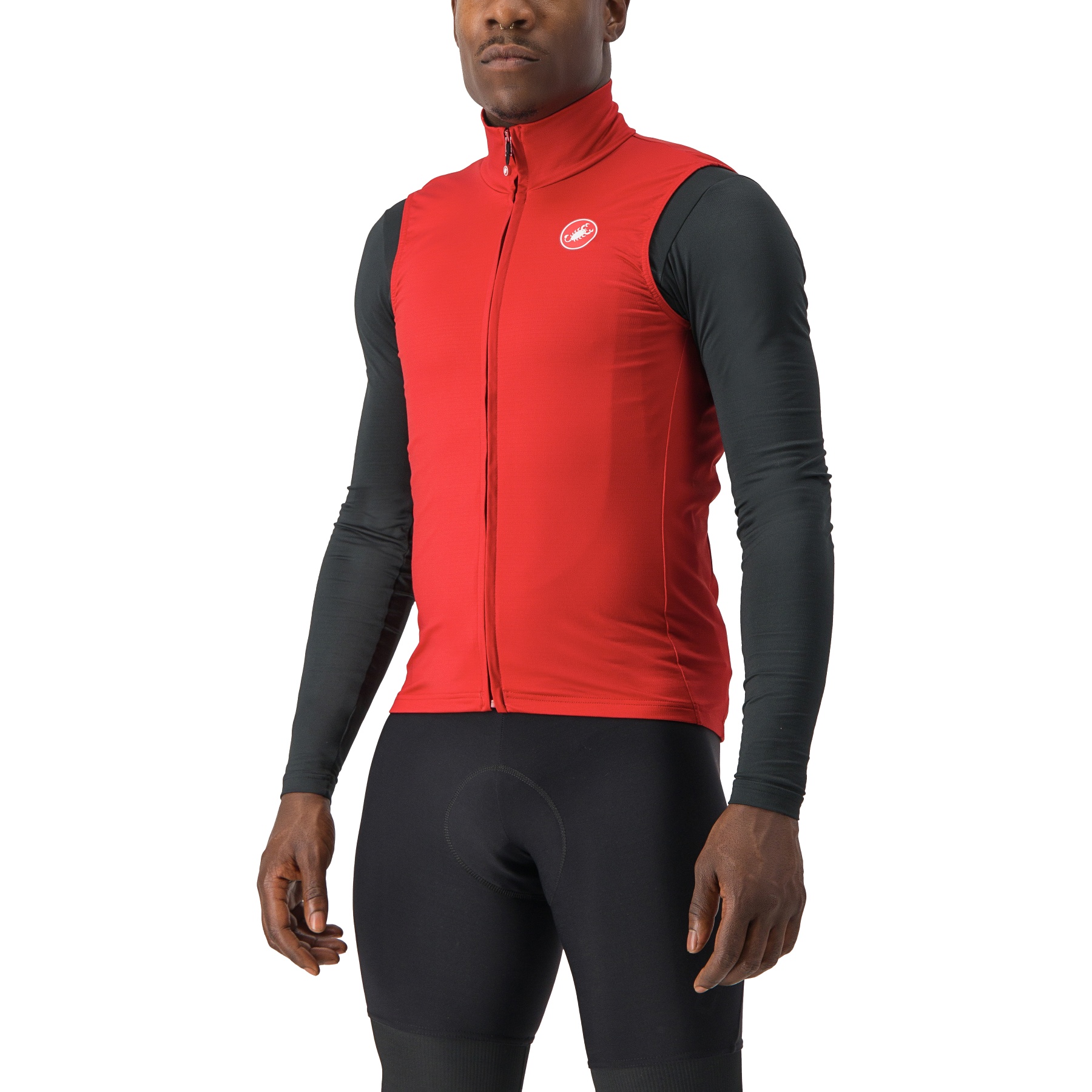 Picture of Castelli Pro Thermal Mid Vest - pompeian red 642